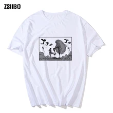 Лидер продаж, футболки с забавным графическим принтом аниме, мужские/wo мужские летние футболки в стиле Харадзюку, Мужская Уличная Повседневная футболка с круглым вырезом на заказ