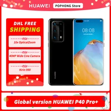 DHL free ship Global version Huawei P40 Pro + Plus 5G MobilePhone 6.58'' Kirin 990 8GB 512GB Android 10 in-Screen WIFI 6 SA/NSA