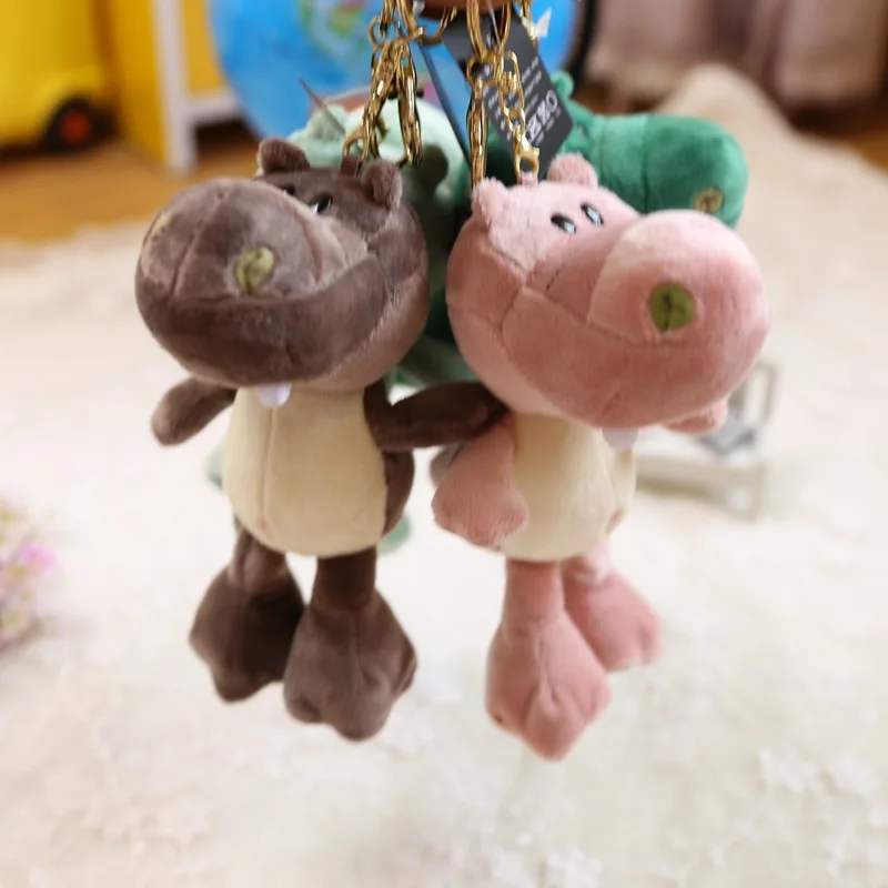 4 цвета динозавр плюшевые игрушки для брелка, плюшевые мягкие животные брелок игрушка, маленькие кулоны-куклы, подарок на свадьбу, плюшевые игрушки