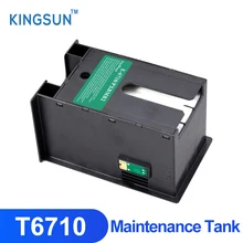 T6710 avec puce de réservoir d'entretien pour Epson WF 5110 5190 5620 5690 4630 4640 3520 3530 3540 3640 WP 4010 4020 4530 4533 4540 4590