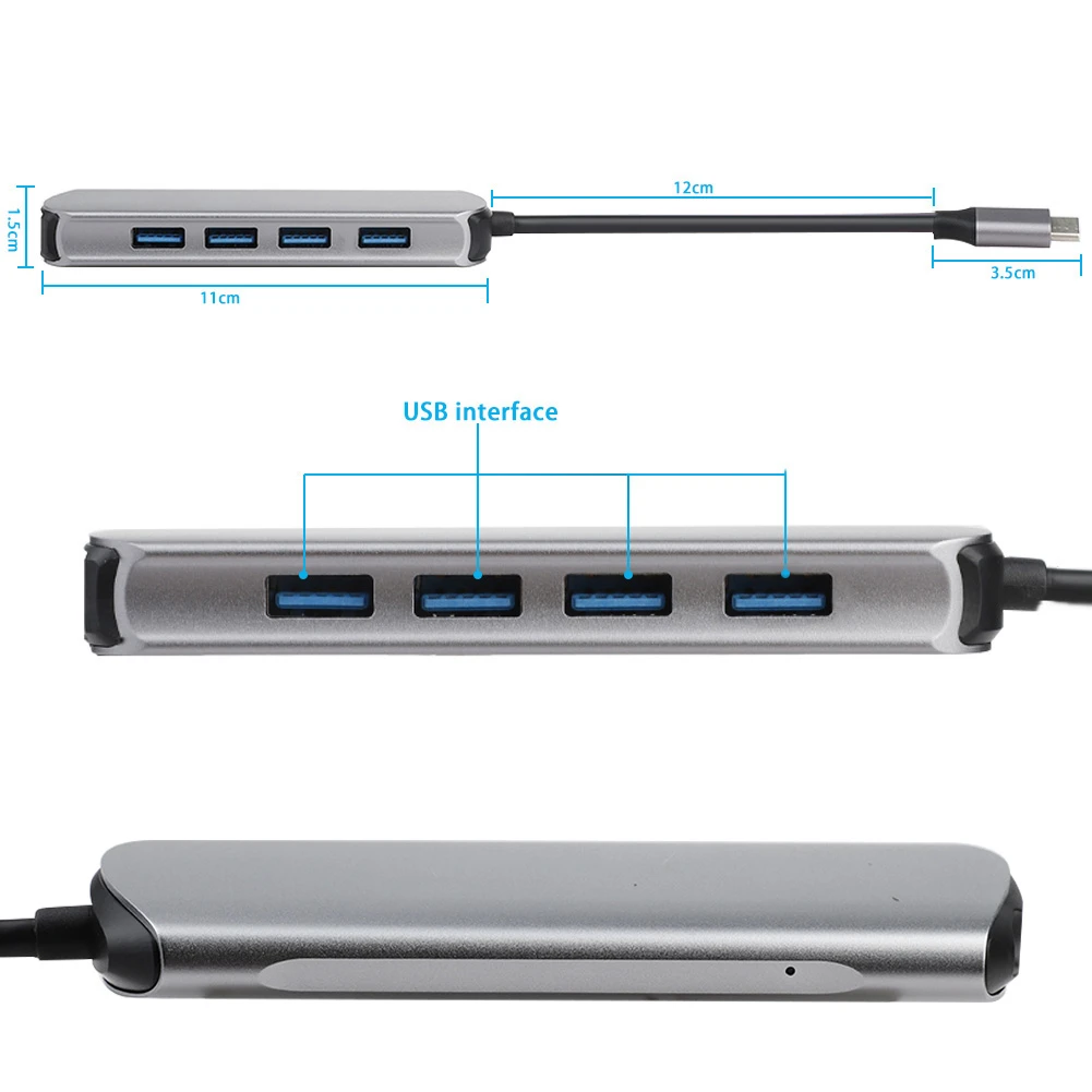 Usb-хаб C концентратор для Мульти USB 3,0 HDMI адаптер док-станция для MacBook Pro Аксессуары USB-C type C 3,1 разветвитель 3 порта USB C концентратор