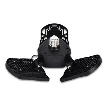 

6000LM 60W 85-265V LED Deformable Emergency Induction Light Sensor Garage Lamp L9BC