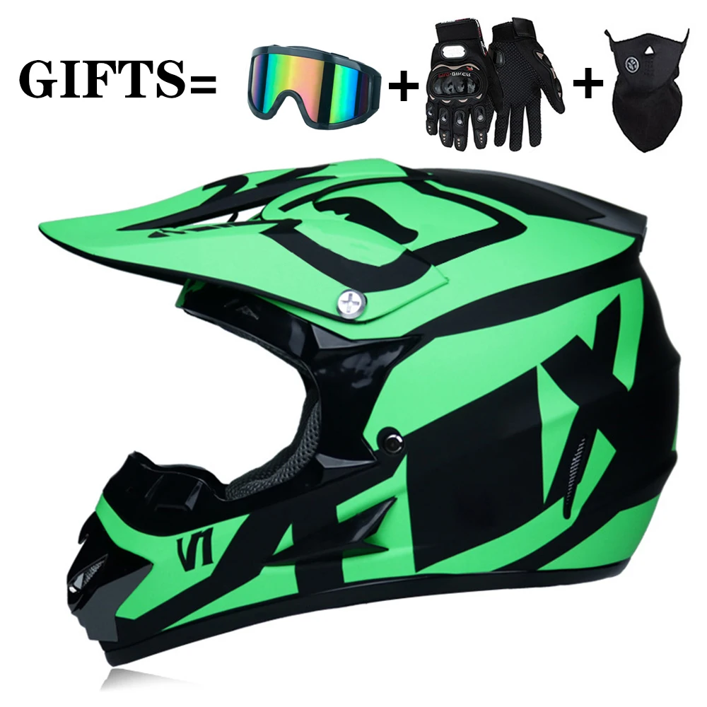3 Подарки мотоциклетный шлем для мотокросса DOT Moto Casco Racing внедорожный грязный мотоциклетный шлем женский винтажный шлем для мотокросса Casco - Цвет: 17