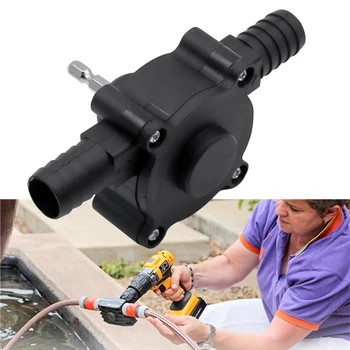 

Portable Self Priming Transfer Pumps Oil Fluid Water Pump Electric Drill Pump Round Shank Heavy Duty Self-Priming Hand