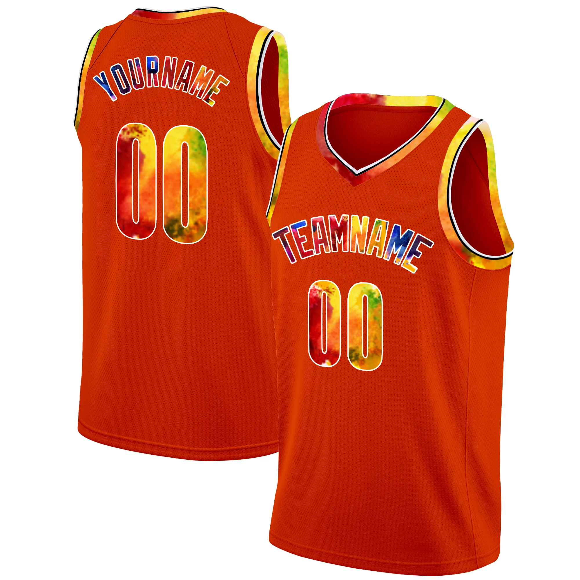 Basketball Jerseys Men Youth Fashion Graffiti Personalized Printing Basketball Shirt Outdoor Game Training Vest