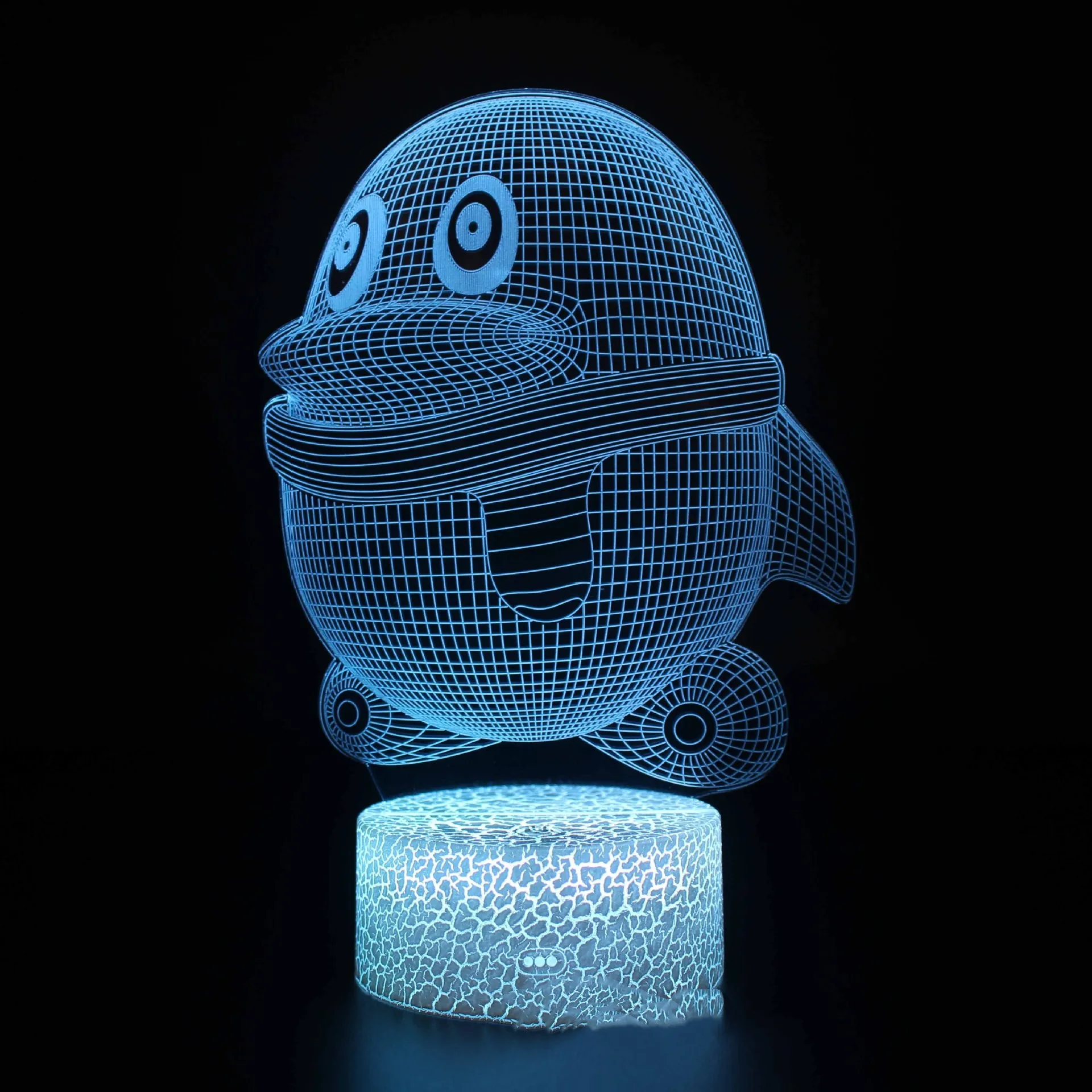 Светодиодный ночник 3D Животные стереоскопический USB акриловые ночные лампы для украшения дома GY036 подарок на праздник Новинка Светодиодный Настольный светильник