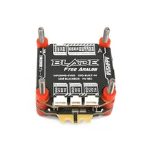 Pilha 50a da lâmina f722 do rush de 30.5mm rushfpv 3-6s blheli_32 4in1 esc sem escova para zangões analógicos do freestyle 4S 6s de corrida de fpv