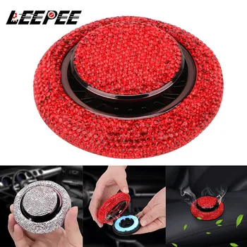 

Car Air Freshener Solid Perfumes Accessoires Crystal Diamond Flying Saucer Decoration Ornaments Self-adhesive Autos styling