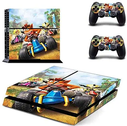 KPTM1786 Crash Bandicoot PS4 кожа PS 4 стикер Play station 4 стикер s Pegatinas Adesivo для консоли playstation 4 и 2 контроллера - Цвет: KPTM1786