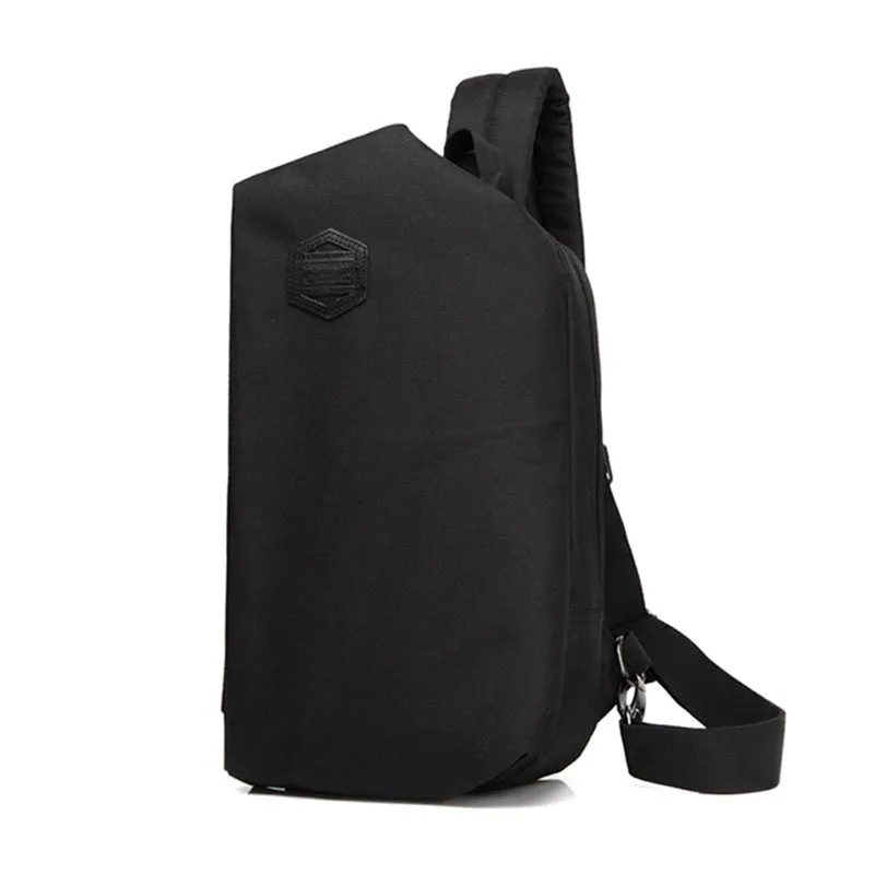 

New casual men's bag fashion creative shoulder Messenger bag men and women chest bag waterproof polyester chest bag