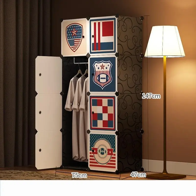 MODEL AI Penderie Almacenamiento Armario Ropa Mobili Armoire/рада предложить покупателям кровать шкаф Спальня мебель Mueble де Dormitorio шкаф - Цвет: MODEL AI