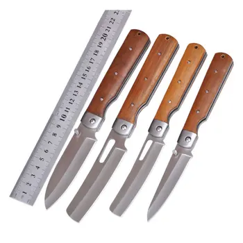 

VOLTRON outdoor survival camping hunting tactics small folding knife stainless Steel kitchen fruit bread knife