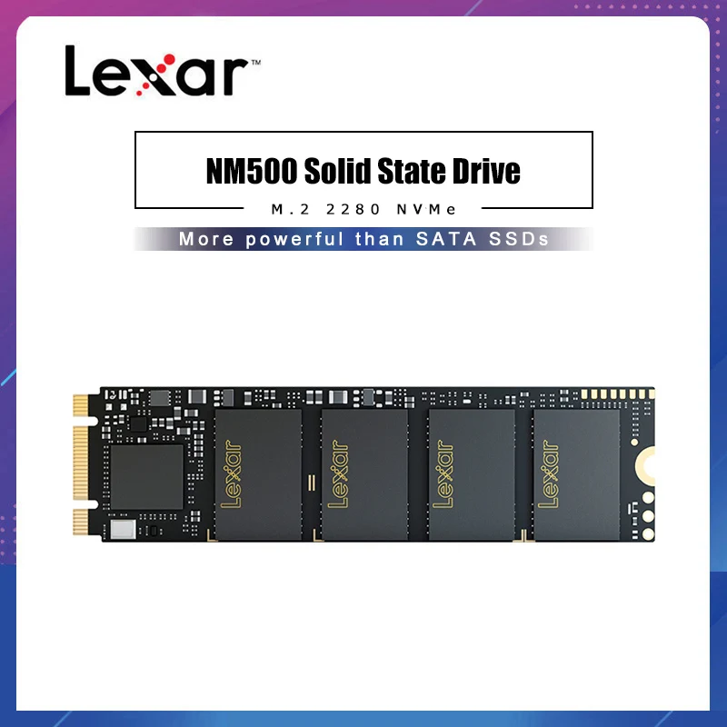 

Lexar NM500 M.2 2280 NVMe SSD Hard Drive HD SSD 256GB 512GB 128GB Solid State Hard Disk HDD PCIe Gen3x2 for Laptop Computer