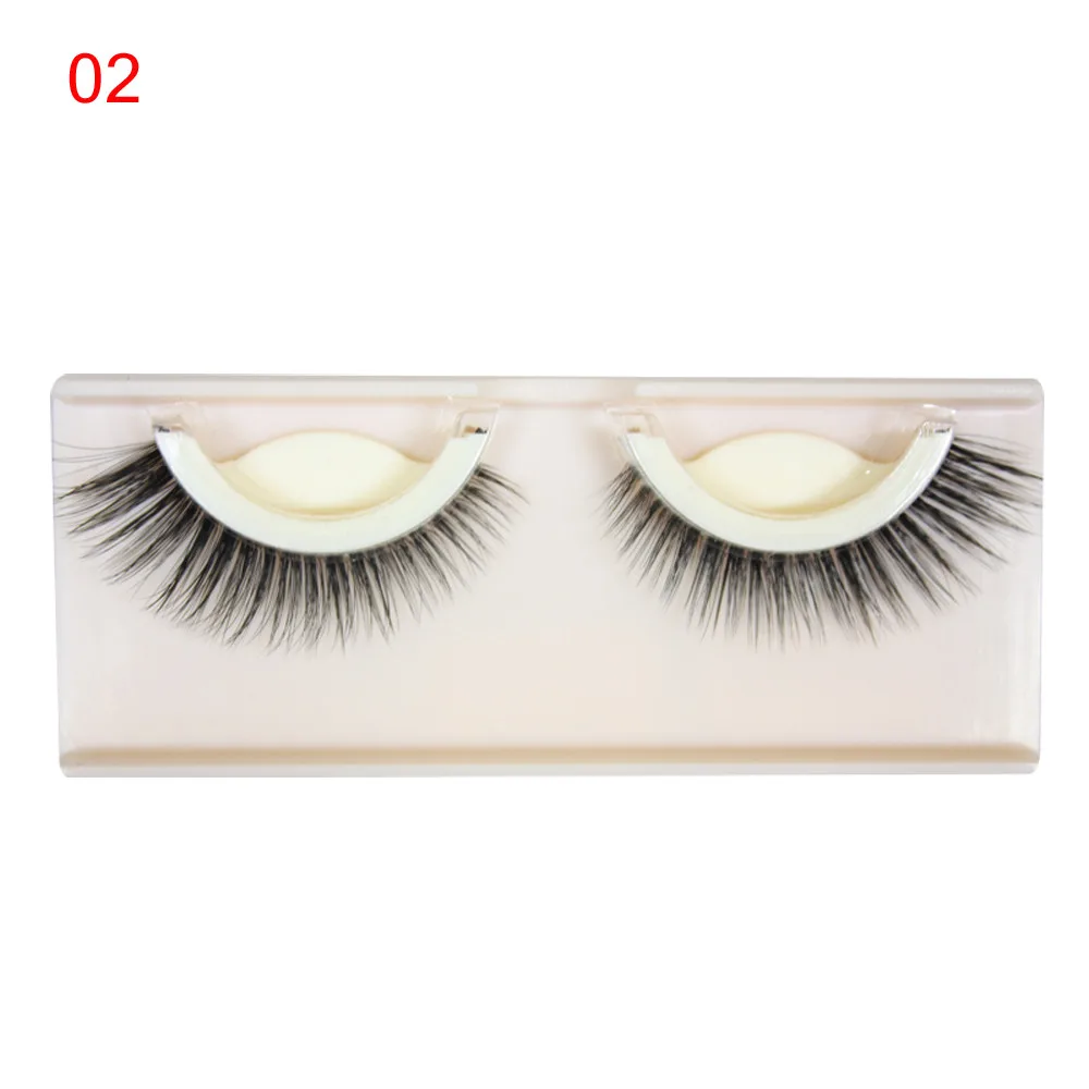 Natural Long Eyelash Cross Wispy Fluffy Lashes New Eye Makeup Tools Beauty Tools Water Margin Faux Mink Hair False Eyelashes