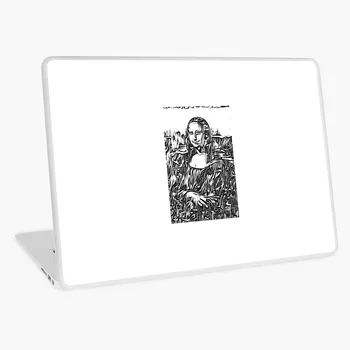

Mona Lisa Digital Drawing Variation 002 laptop skin sticker 13 14 15 17 inch for MacBook HP Acer Dell ASUS Lenovo