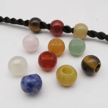 

2pcs/pack Natural stone different styles Viking Rune hair braid dread dreadlock beard Beads tube for for hair accessories