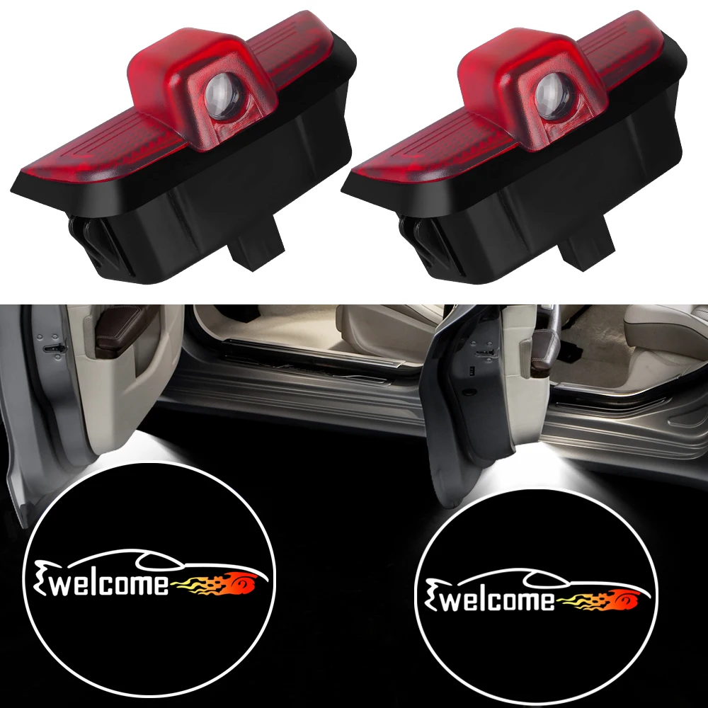 4x LED Door Step Courtesy Light Shadow Logo Projector MB W204 C180 C300 C63 AMG