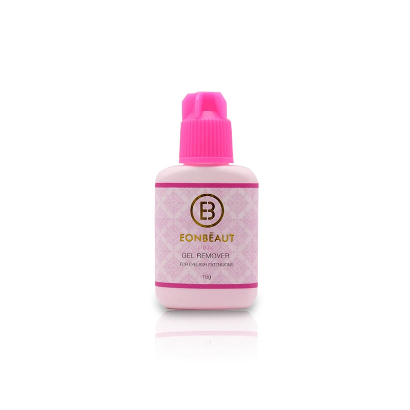 Extensões de Cílios Cola de Cílios Creme de Cílios para Cílios Removedor de Ferramentas de Maquiagem Ferramenta Eonbeaut Removedor Gel Rosa 15ml 10 Pçs