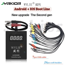 Для iPhone samsung huawei, Xiaomi OPPO мобильный телефон Загрузочная линия логическая плата контрольный кабель питания Кабель питания батареи