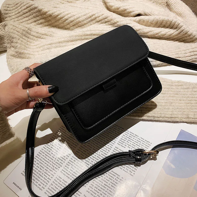 

CHIC Bag 2020 New Style WOMEN'S Bag Korean-style Retro Shoulder Bag Square Sling Bag Hong Kong Style Versatile Shoulder Bag Bag