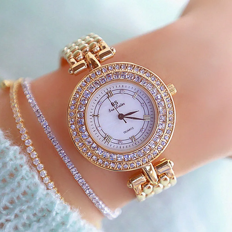 Изысканные женские часы от ведущего бренда, роскошные часы с бриллиантами, женские модные часы, женские кварцевые наручные часы из нержавеющей стали