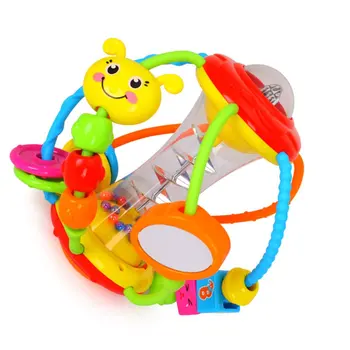 

929 Baby Hand Catching Rattle Electric Crawling Toy Visual Sensitivity Training Toy Baby Learning Crawling Toy