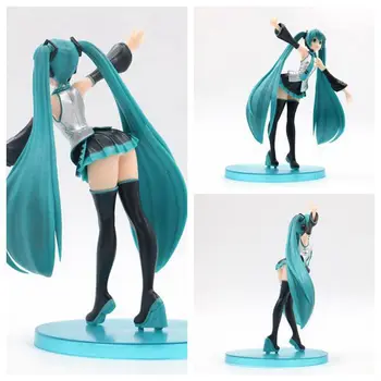 

18cm Hatsune Miku sexy Action Figure PVC Collection Model toys brinquedos for christmas gift