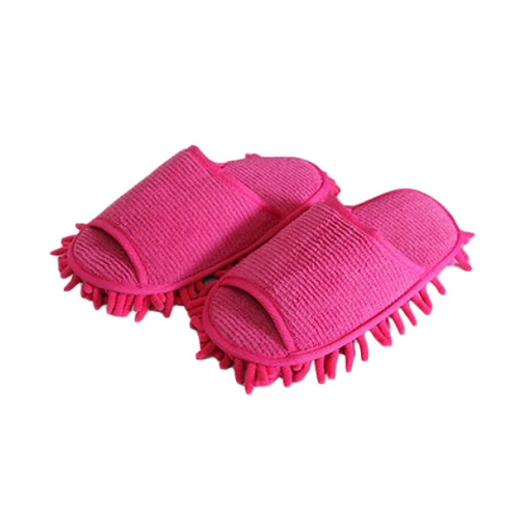 As shown 1 Pair Slippers Style Mops Cleaning Cloth House Floor Ground Cleaning Brush Creative Home Room Cleaning Mop Tools Supplies - Цвет: As shown