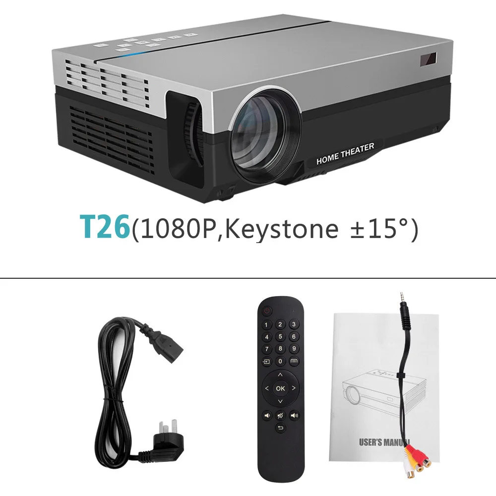 ThundeaL Full HD проектор T26K нативный 1080P 5500 люмен видео ...