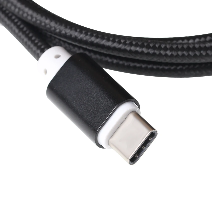 Нейлоновый кабель usb type C 1 м для samsung Galaxy S9 S8 Plus S10 USB-C кабели для быстрой зарядки мобильных телефонов Xiaomi Mi6 Nexus 6P