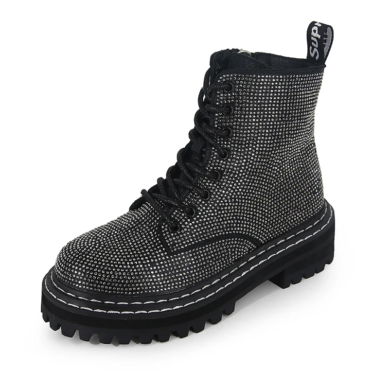 rhinestone doc martens