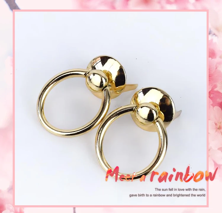 Meetee 4/10 шт. ID25mm мешок висит-хомут с круглым воротником для мальчиков и девочек с пряжкой женская сумка цепочка украшения для ногтей крюк DIY Чемодан ремень аппаратных аксессуары для ванной комнаты