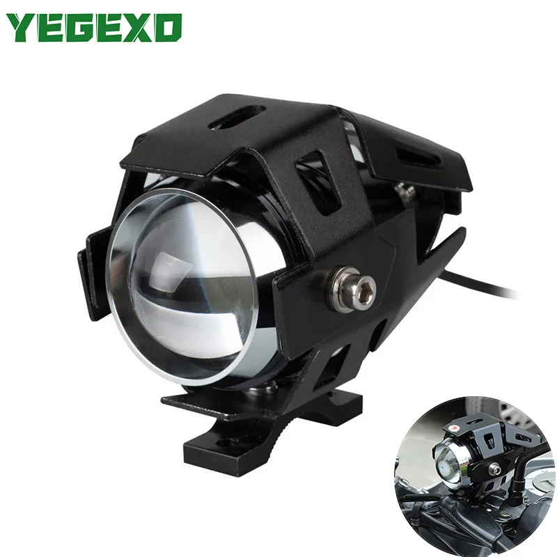 Светодиодная фара для мотоцикла U5 Farol Moto аксессуары Kawasaki z1000 Suzuki intruder 1400 BMW r1200gs lc