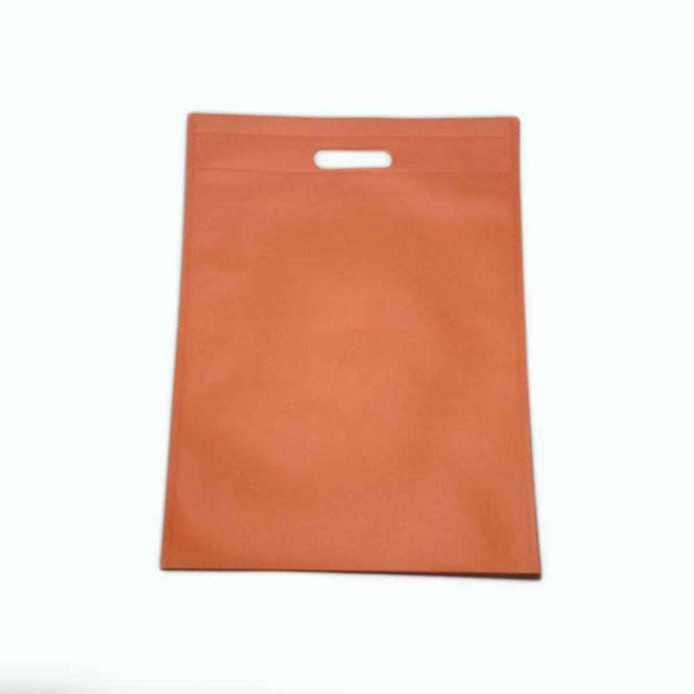 Orange 30x40 см многоразовая хозяйственная сумка нетканые тканевые сумки Складная сумка для покупок креативная Экологичная сумка для хранения - Цвет: Orange