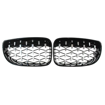 

Front Meteor Grill Grilles Kidney Grill Replacement for BMW 1 Series E81 E82 E87 E88 08-11