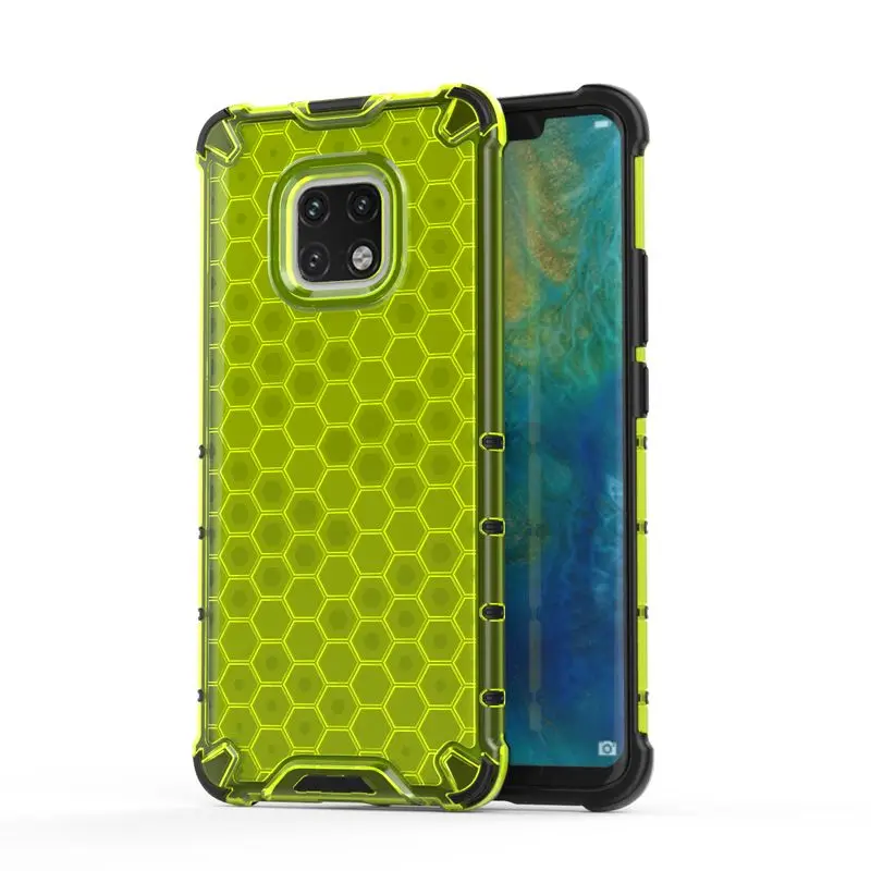 

HuaWei Mate 20X Case Soft Silicone Airbag Anti-fall Back Cover For HuaWei Mate 20 20 X 20 Pro Fashion Honeycomb Shockproof Case