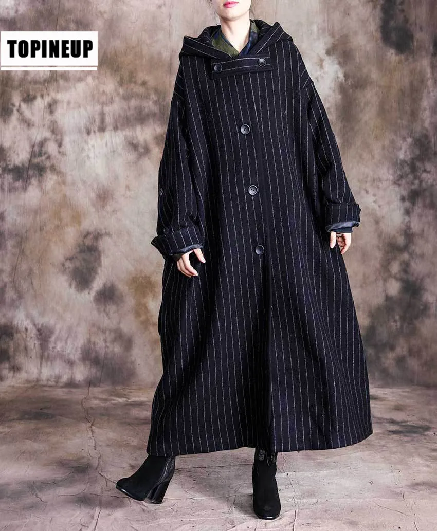 

2019 women long Length Lace Up Long Single-breasted Woolen Coat medium length slim woolen coat Fashion Clothing