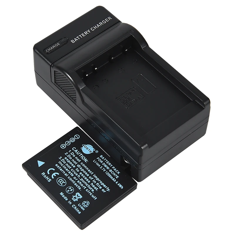 4 шт. 1200 мАч 3,7 V DMW-BCH7E BCH7E DSTE батарея камеры DSLR Зарядное устройство полностью расшифрованный для цифрового фотоаппарата Panasonic DMC-FP1 FP2 FP3 FT10 TS10