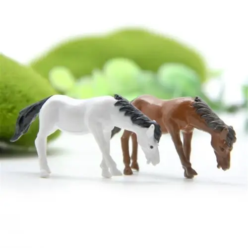 

Mini Craft Micro Cute Cartoon Horse Landscape Fancy Fairy Garden Miniatures