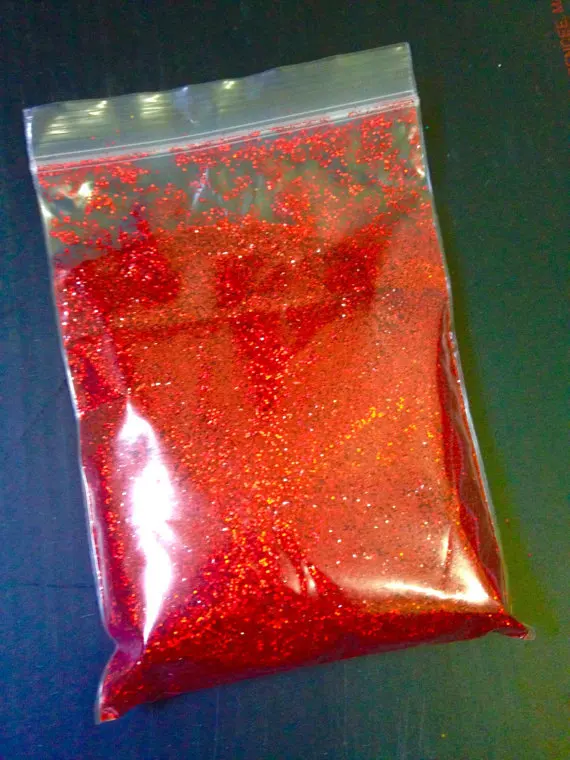 red-10g Голографический блеск, косметические блестки, шестигранные блестящие мелкие блестки, блеск для ногтей, 18 цветов блеск, 10 г сумки, с голографическим блеском - Цвет: red-10g