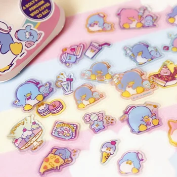 

25Pcs Stationery Stickers Big-eyed Frog Diary Planner Decorative Stickers Scrapbooking DIY Craft Stickers