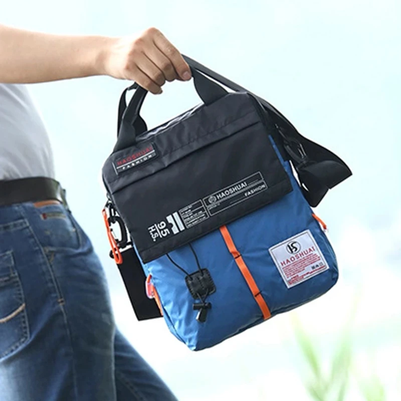 Weysfor High Quality Cross Body Pack Top Handle Bag Casual Flap Men's Nylon Single Shoulder Messenger Fashion Tote Handbag