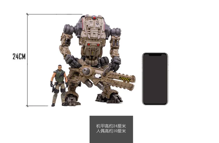 JoyToy 1/18 пустынный цвет Фримен машина панцирь Робот Модель и драйвер фигурка