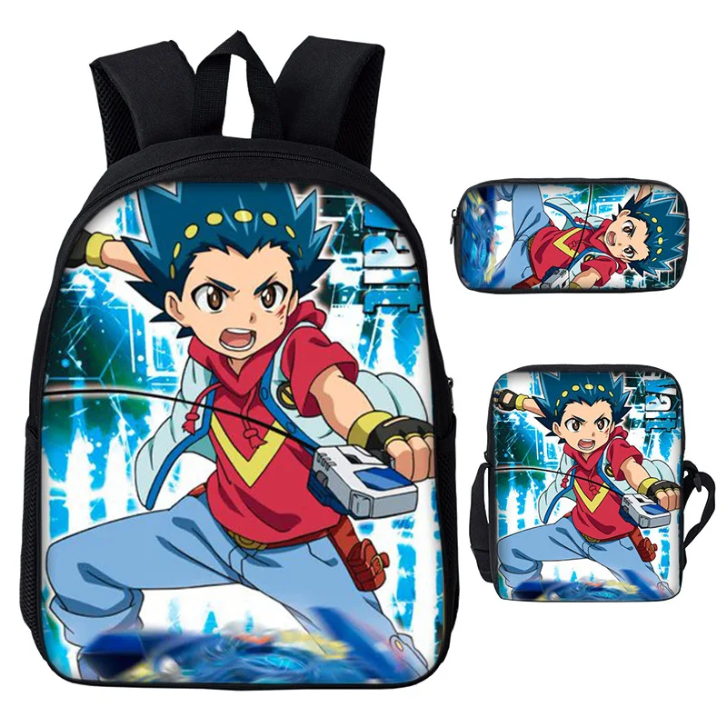 3 шт./компл. аниме Beyblade Burst сумки рюкзак держать все ваши Металлические Beyblades игра Mochila Подростковая школьная сумка повседневная сумка для ноутбука