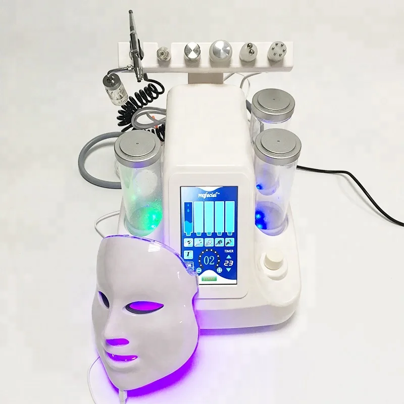 

NEW 7 in 1 Hydra Dermabrasion Aqua Peel Clean Skin Care BIO Light RF Vacuum Face Cleaning Hydro Water Oxygen Jet Peel Machine