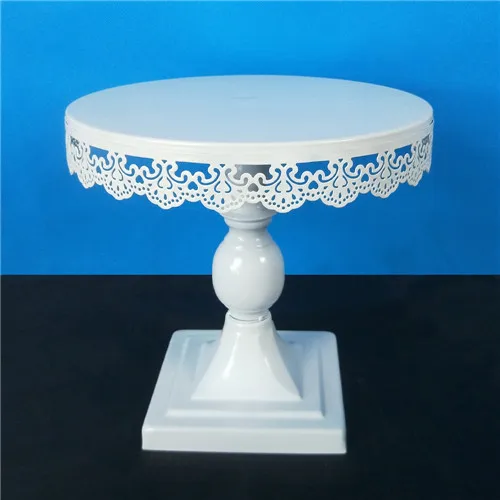 10inch Tobs 8-12 inch Cake Stand With Lace Edge For Wedding Home Dessert Table Party Suppliers Cake Decoration Tools - Цвет: 10inch