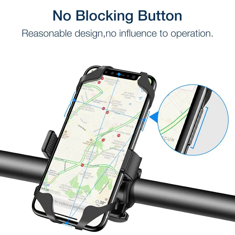  Für iPhone 7 8 X XS Telefon Halter Fahrrad Zubehör Bike Lenker Clip Stehen GPS Halterung Handy Halt