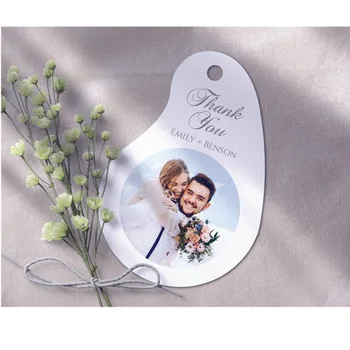 

Wedding Tags Personalized Wedding Tags Photo Tags Custom Gift Tags Wedding Favor Tags Personalized Tag Thank You Tag