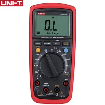 

UNI-T UT139A UT139B UT139C Digital Multimeter True RMS multimeter digital professional AC/DC voltage current Capacitance Tester