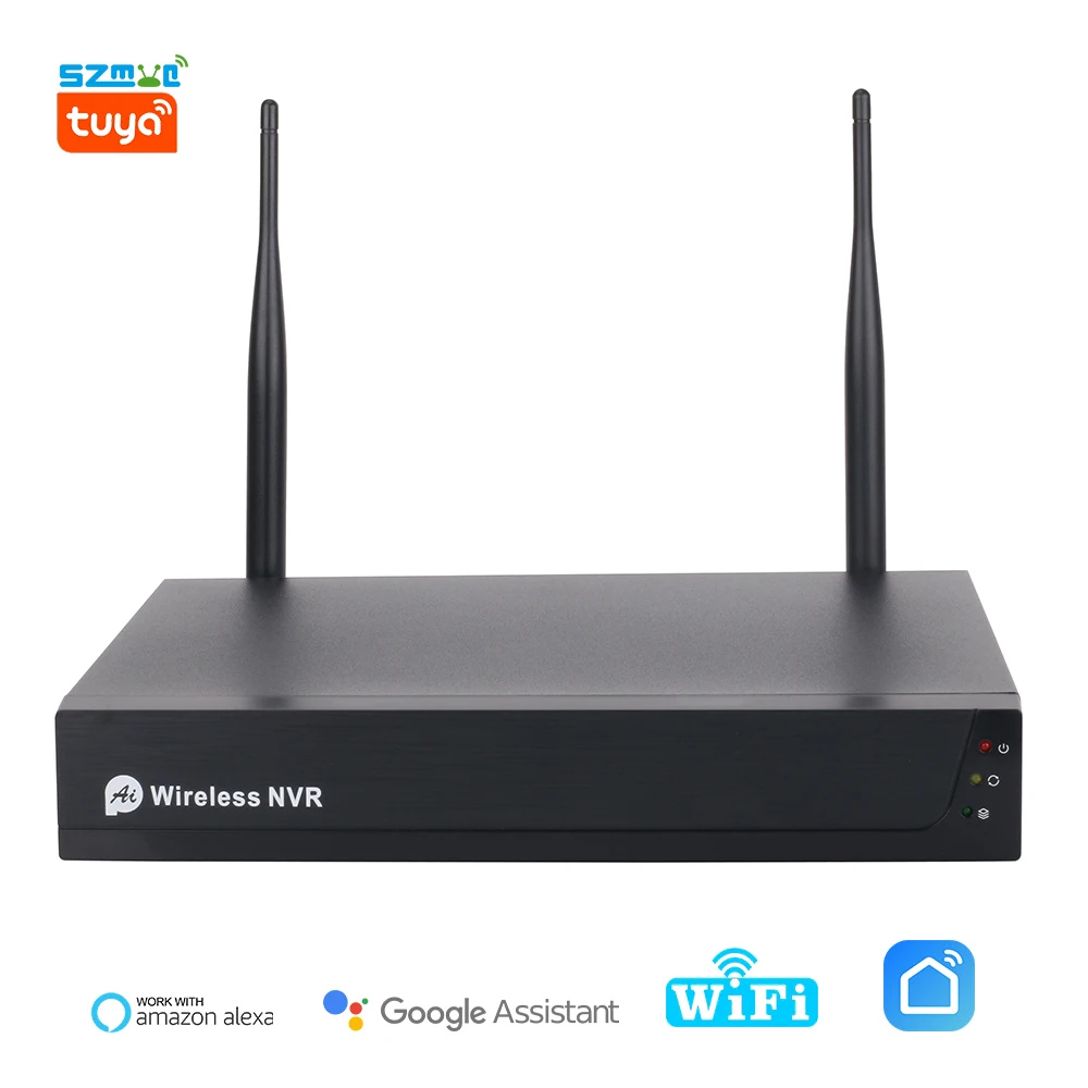 Wireless 8CH NVR Set 1080P HD WiFi IP Camera Tuya Smart Life